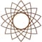 Ekena Millwork Eleanor Wood Fretwork Pierced Ceiling Medallion, Walnut, 24"OD x 9 1/4"ID x 1/4"T CMWP24X24X0250EAWA - alternate 2